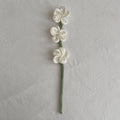 Bouquet de fleurs artificielles en polyester, fleurs de prunier, 30 cm, 10 tiges, décor d'intérieur