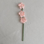 Bouquet de fleurs artificielles en polyester, fleurs de prunier, 30 cm, 10 tiges, décor d'intérieur