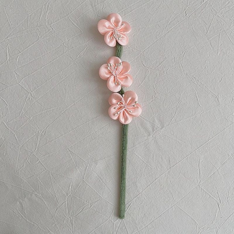Bouquet de fleurs artificielles en polyester, fleurs de prunier, 30 cm, 10 tiges, décor d'intérieur