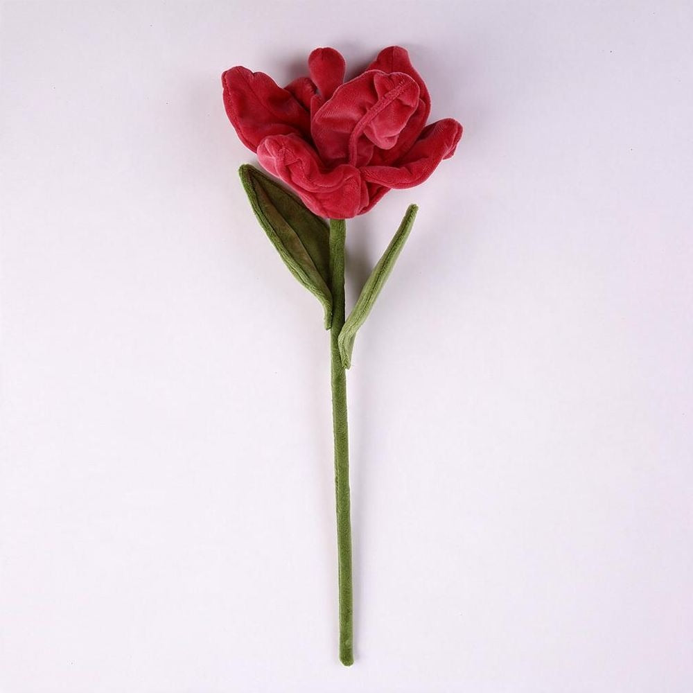 Fleur artificielle en tissu doux, lys géant, tige unique, 44 cm, décoration intérieure, mariage, boutique