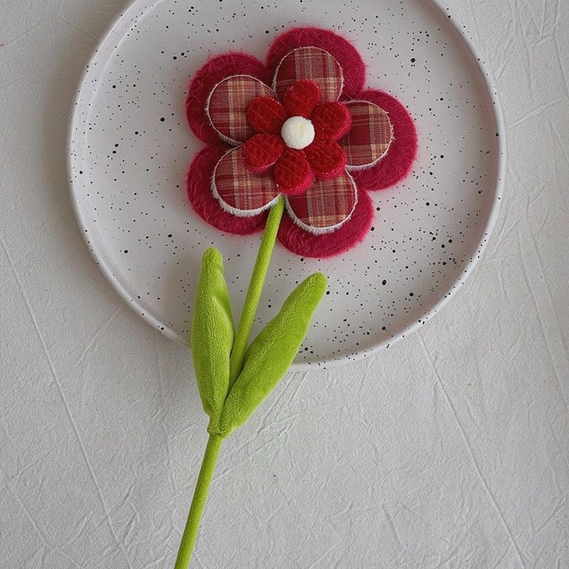 Fleurs artificielles en velours, 10 tiges de fleurs sauvages, 38 cm, décoration intérieure, mariage, événements