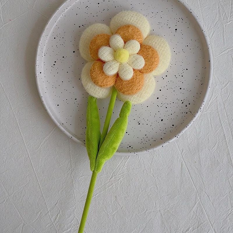 Fleurs artificielles en velours, 10 tiges de fleurs sauvages, 38 cm, décoration intérieure, mariage, événements