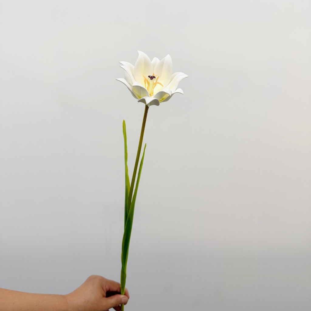 Tulipe Artificielle, Tige Unique de 69 cm, Décoration Élégante pour Maison, Mariage ou Espace Commercial