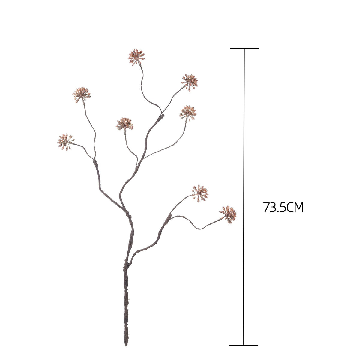 Fleurs Artificielles en Baies, Branche de 73,5 cm, Décoration Élégante pour Mariage, Maison ou Bureau