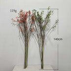 Branche artificielle de baies rouges, 140 cm, décoration intérieure et extérieure, style champêtre