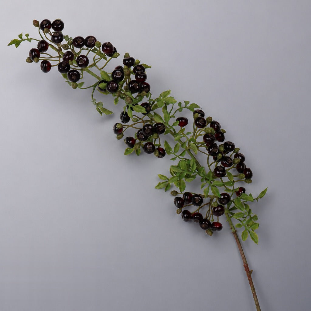 Bouquet de baies artificielles, 87 cm, décoration intérieure élégante, style campagne