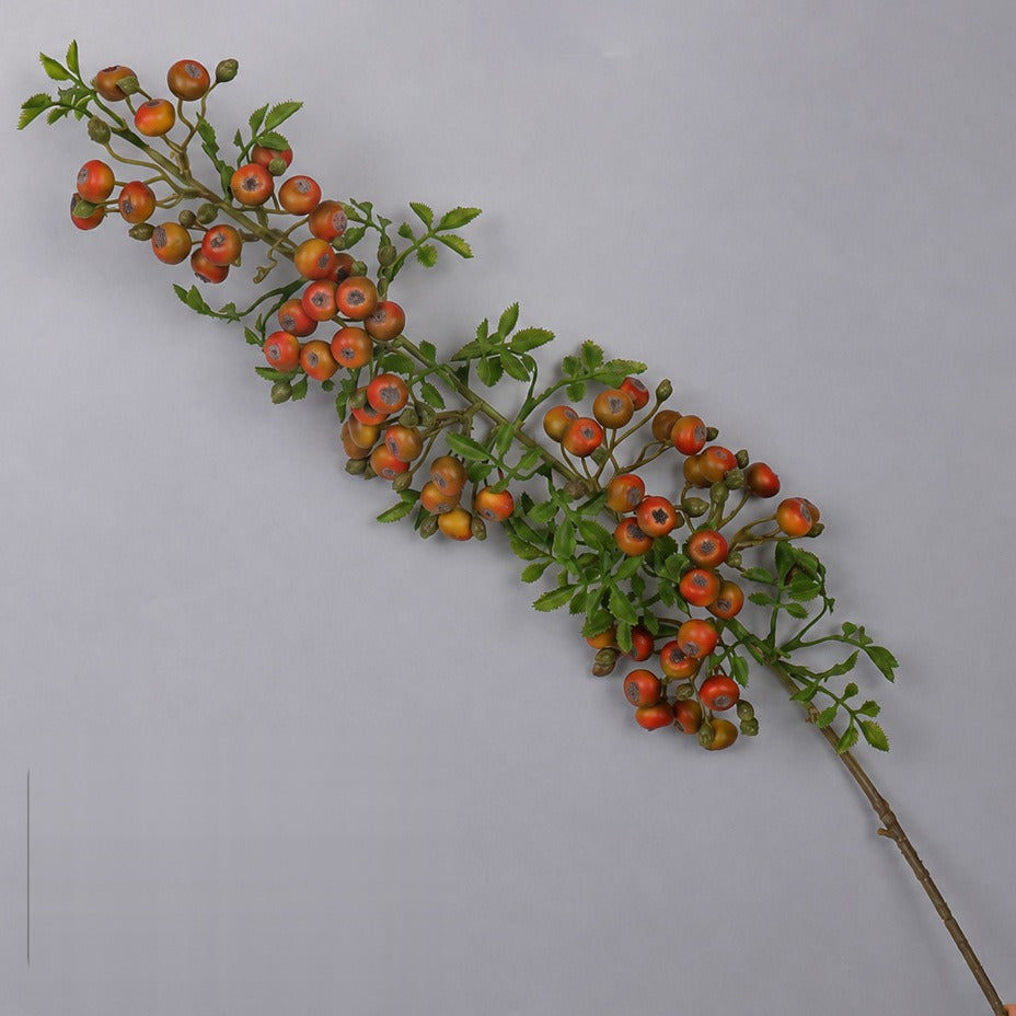 Bouquet de baies artificielles, 87 cm, décoration intérieure élégante, style campagne
