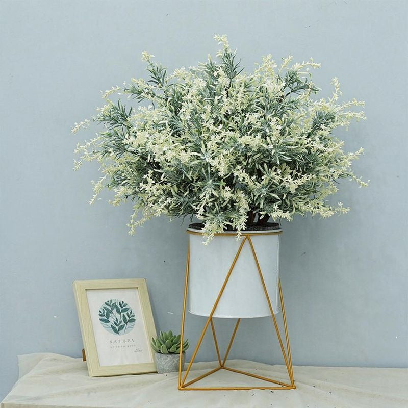 Branche de lavande artificielle, 47 cm, décoration intérieure et extérieure, mariage ou maison