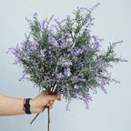 Branche de lavande artificielle, 47 cm, décoration intérieure et extérieure, mariage ou maison
