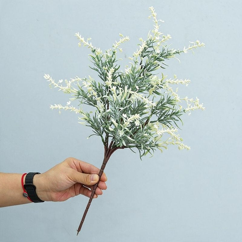 Branche de lavande artificielle, 47 cm, décoration intérieure et extérieure, mariage ou maison