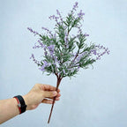 Branche de lavande artificielle, 47 cm, décoration intérieure et extérieure, mariage ou maison