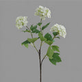 Fleur artificielle en tissu soyeux, hortensia boule de neige à 3 têtes, 70 cm, décoration d'intérieur élégante pour maison, mariage ou boutique