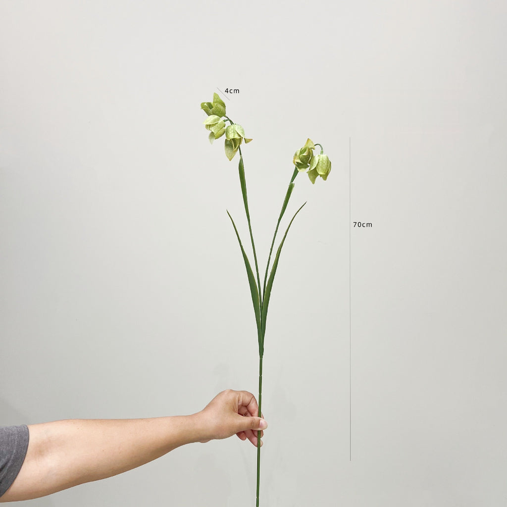 Fausse fleur de fritillaire, bouquet de 5 fleurs, 70 cm, idéal pour mariages et décoration intérieure