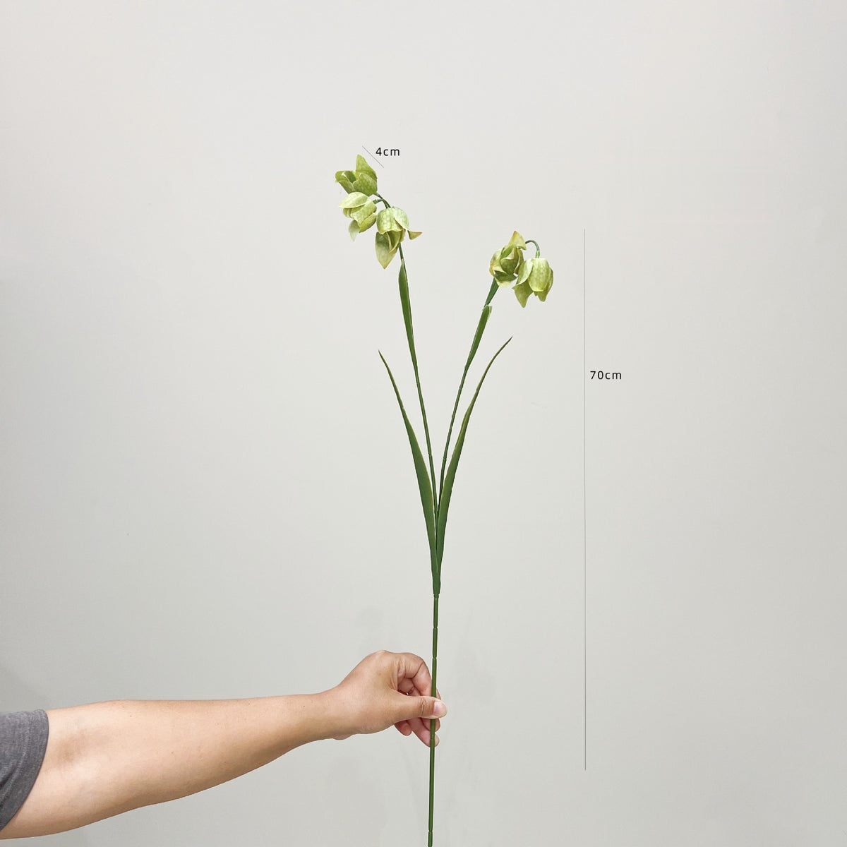 Fausse fleur de fritillaire, bouquet de 5 fleurs, 70 cm, idéal pour mariages et décoration intérieure