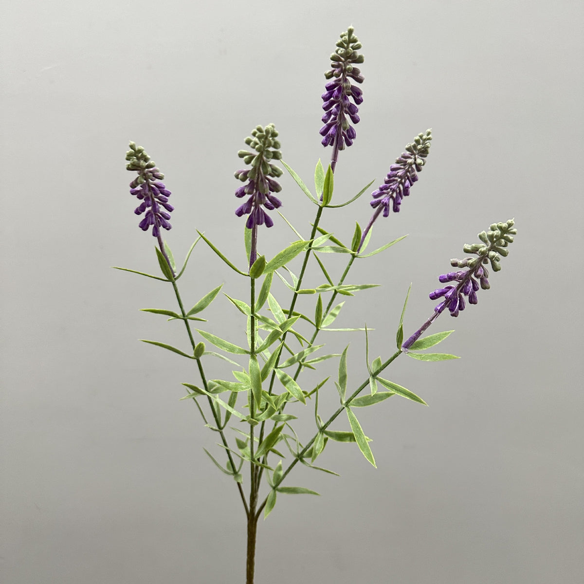 Bouquet de fleurs artificielles en plastique, lavande et jacinthe, 48 cm, décoration intérieure, mariage, événements