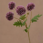 Bouquet de 4 fleurs artificielles en soie polyester, pissenlit et chrysanthème, 55 cm, décoration intérieure et extérieure