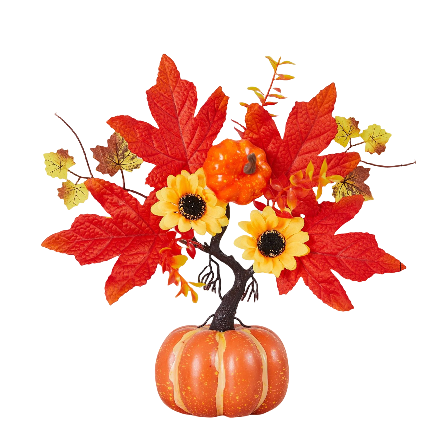 Citrouilles simulées décoration d'Halloween et d'automne