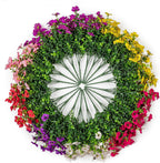 35cm 20 Bouquets de Fleurs Artificielles Résistantes aux UV, pour la Décoration d'Extérieur, d'Intérieur, de Jardin et de Maison