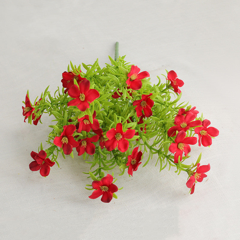 28cm Bouquet de Fleurs Sauvages Artificielles Résistant UV – Aspect Réaliste pour Jardin, Balcon, Terrasse & Décoration Intérieure