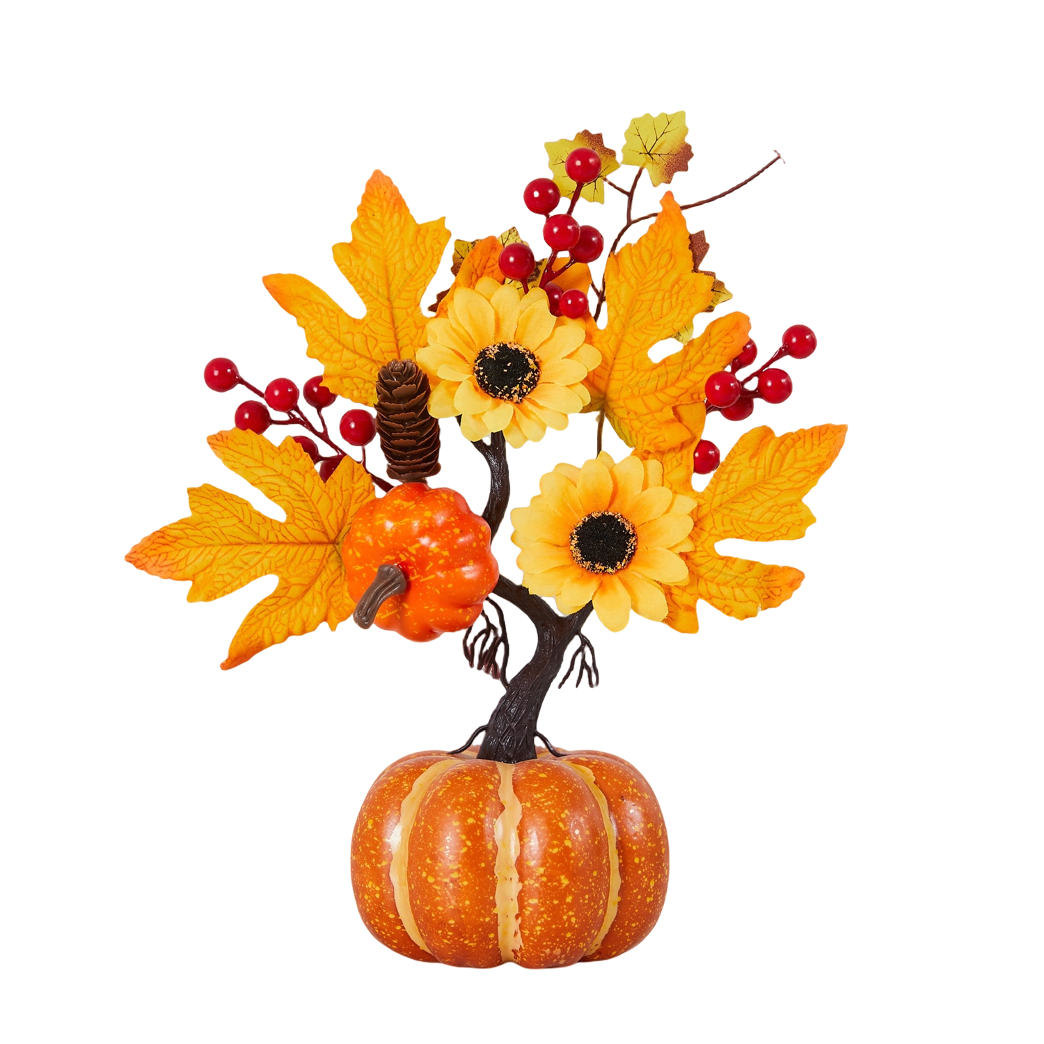 Citrouilles simulées décoration d'Halloween et d'automne