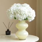 45 cm Hortensia artificiel simple en tissu de soie Pour décoration intérieure, bouquets de mariage et centres de table