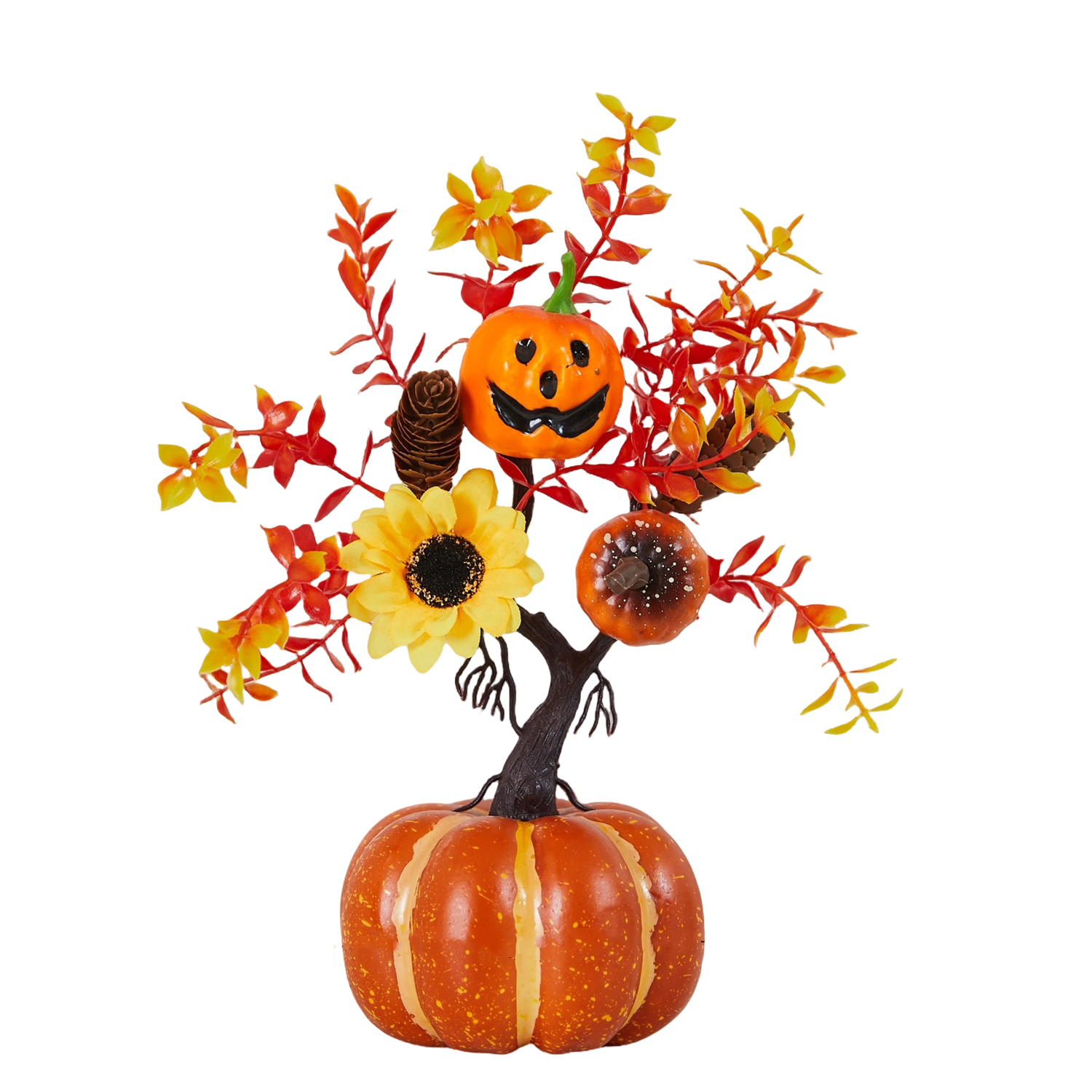 Citrouilles simulées décoration d'Halloween et d'automne