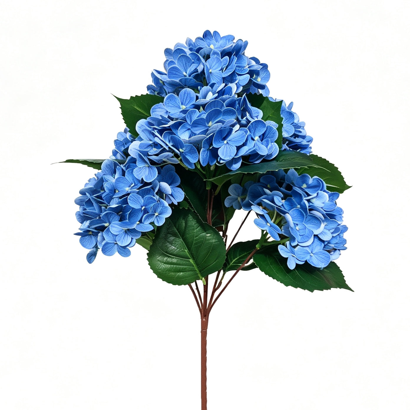60cm Hortensia Artificielle Touché Réel Résistante UV – Fleur Fausse pour Extérieur, Jardin & Balcon
