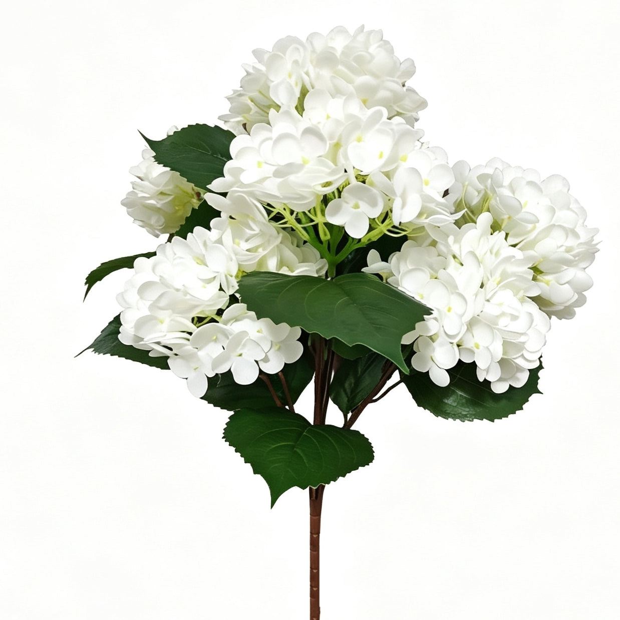 60cm Hortensia Artificielle Touché Réel Résistante UV – Fleur Fausse pour Extérieur, Jardin & Balcon