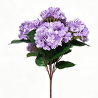 60cm Hortensia Artificielle Touché Réel Résistante UV – Fleur Fausse pour Extérieur, Jardin & Balcon