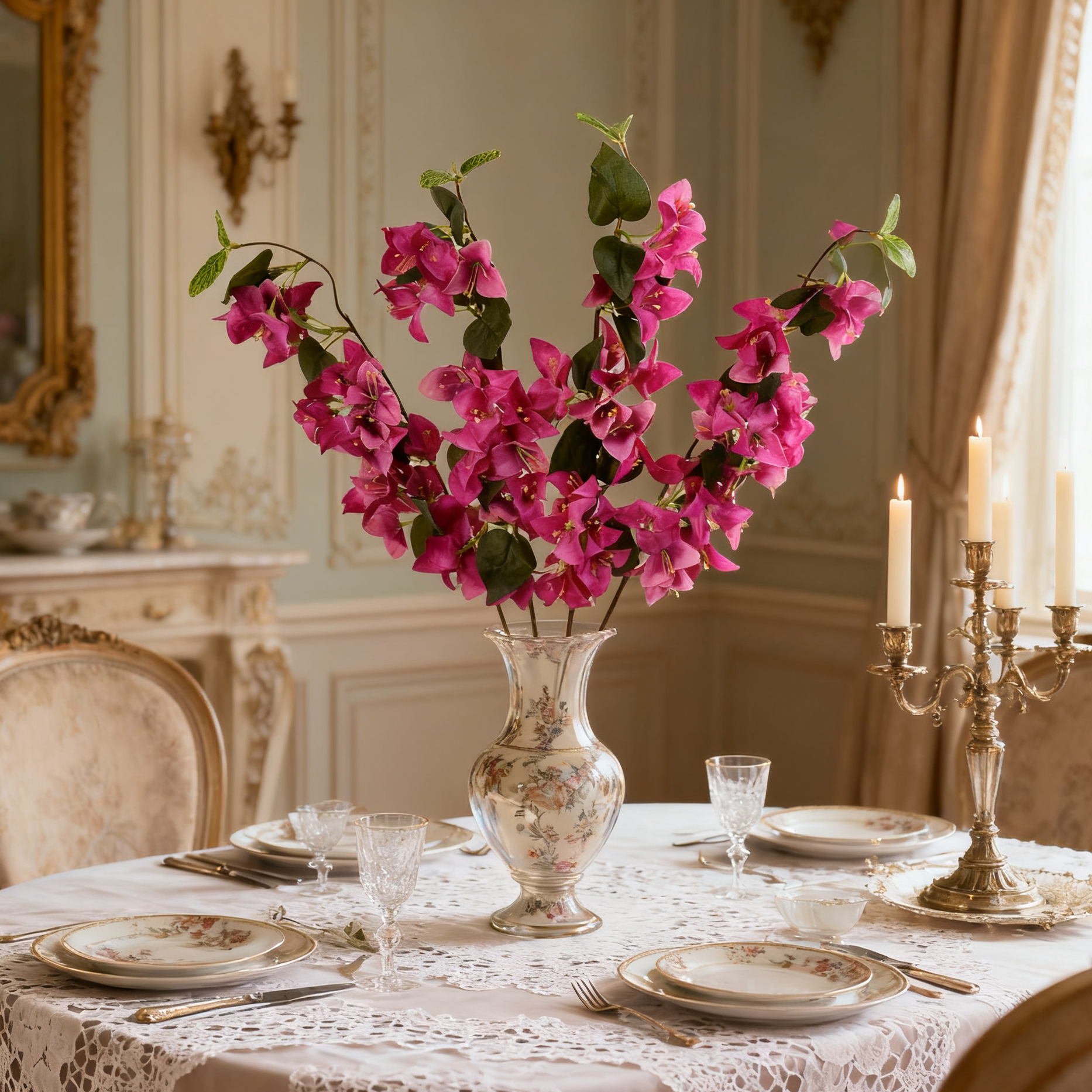 78 cm Bougainvillea artificielle Pour le mariage et la décoration intérieure
