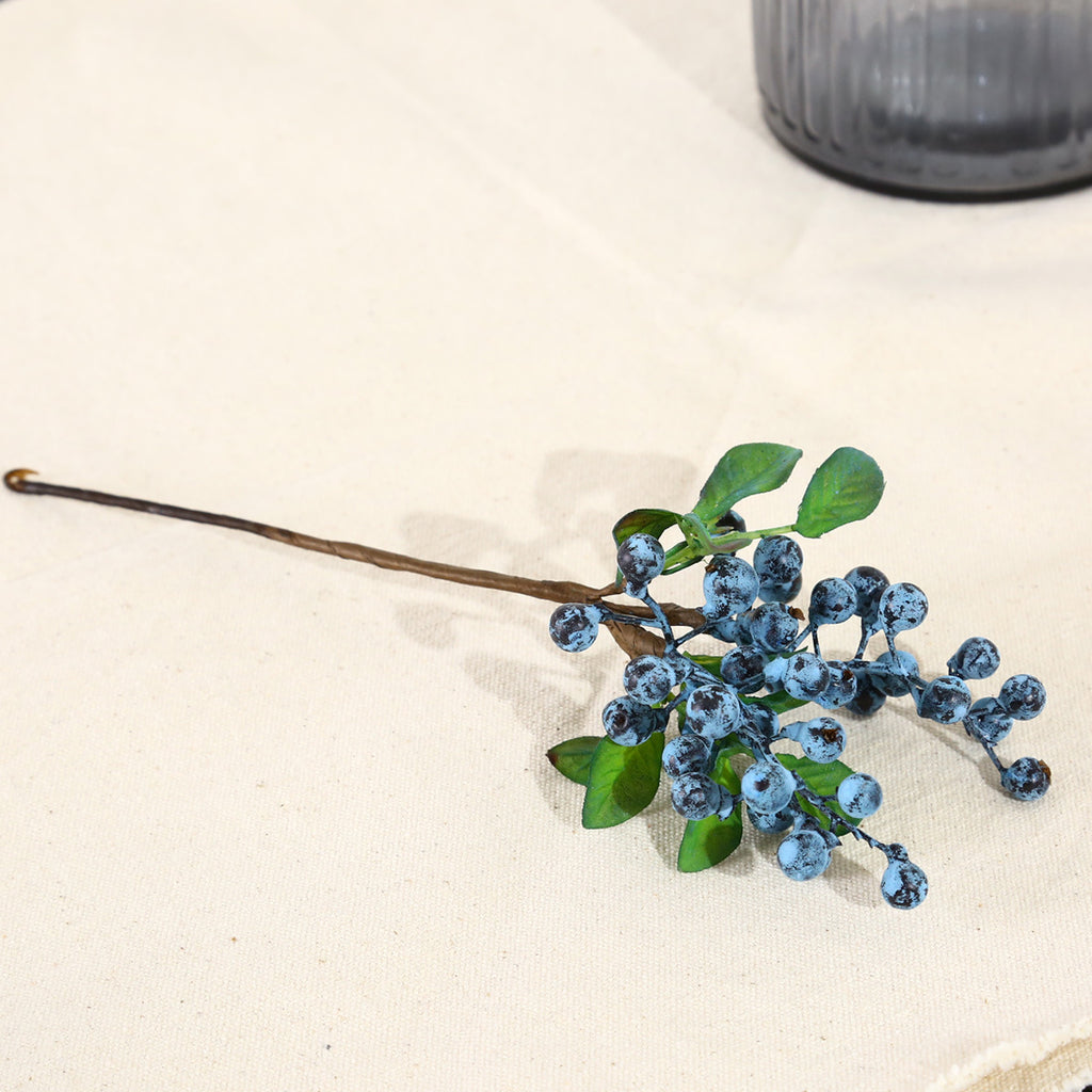 Branche de baies artificielles en plastique, 23 cm, rouge, décoration de Noël, mariage, intérieur