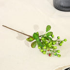 Branche de baies artificielles en plastique, 23 cm, rouge, décoration de Noël, mariage, intérieur