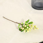 Branche de baies artificielles en plastique, 23 cm, rouge, décoration de Noël, mariage, intérieur