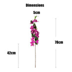 78 cm Bougainvillea artificielle Pour le mariage et la décoration intérieure
