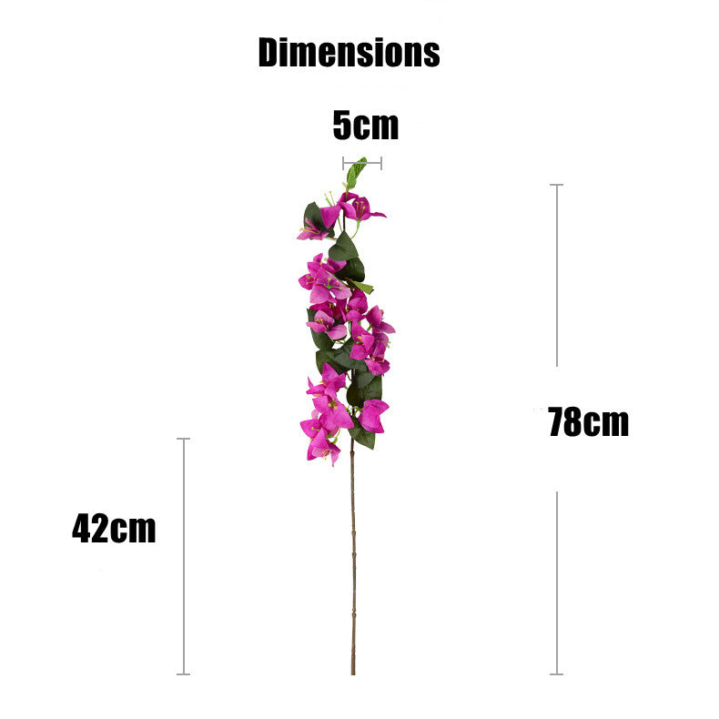 78 cm Bougainvillea artificielle Pour le mariage et la décoration intérieure