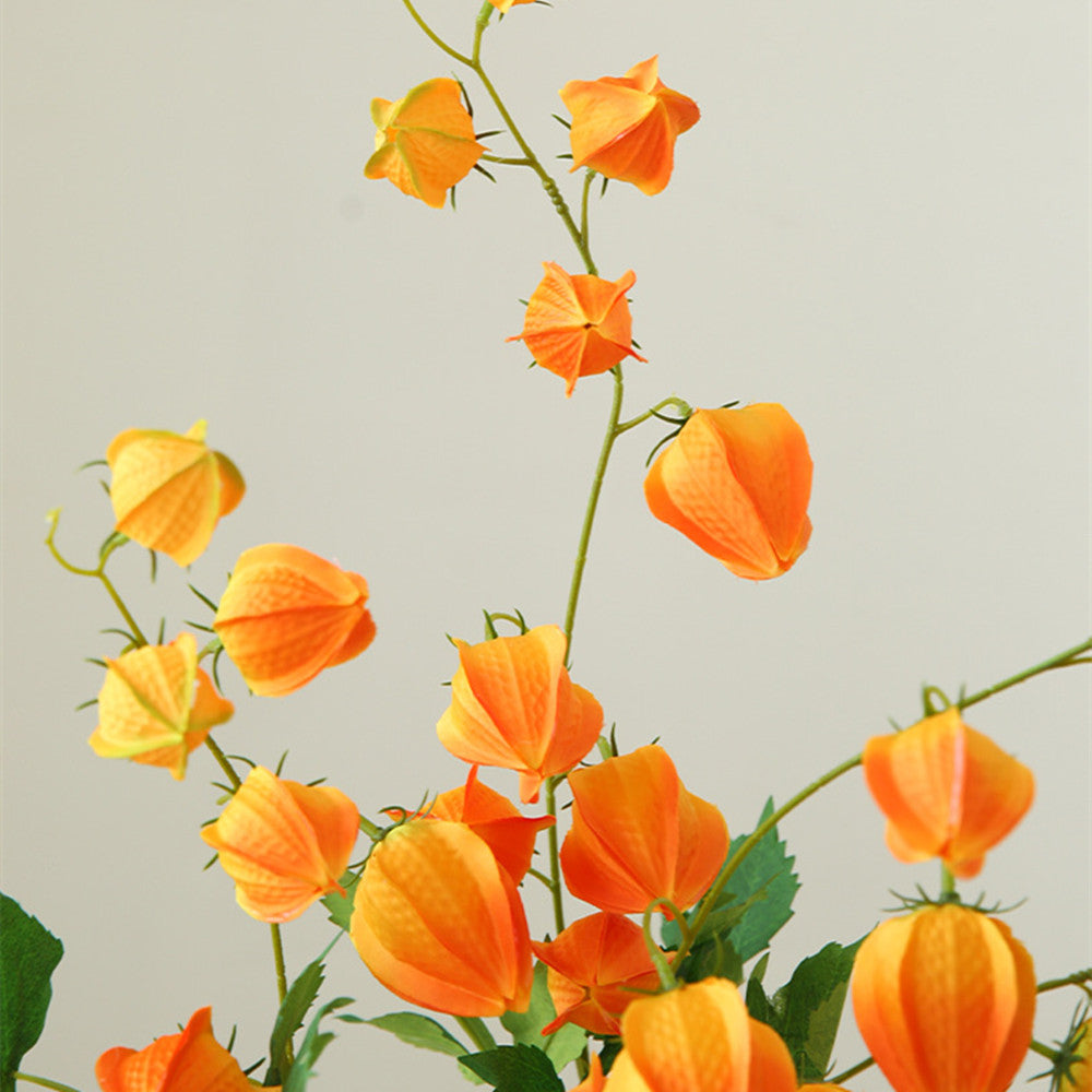 Branche unique de physalis artificiel de 88 cm