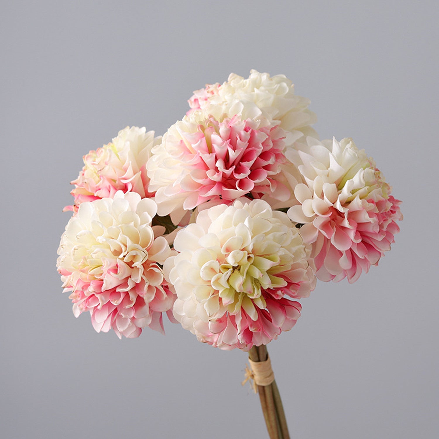 Bouquet de Chrysanthèmes Artificiels 40 cm, Fleurs en Soie de Qualité, Style Champêtre et Vintage, Décoration Maison, Mariage, Vente en Gros