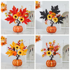 Citrouilles simulées décoration d'Halloween et d'automne