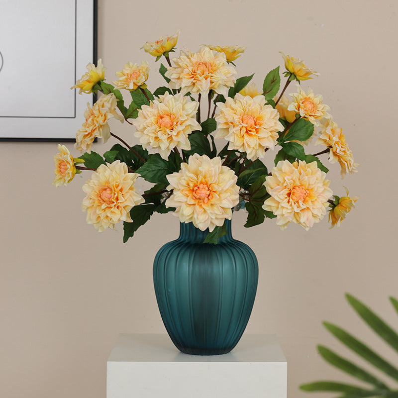 62 cm Dahlias artificielles Tiges – Pour bouquets de mariage, décoration intérieure, centres de table et arrangements floraux de table