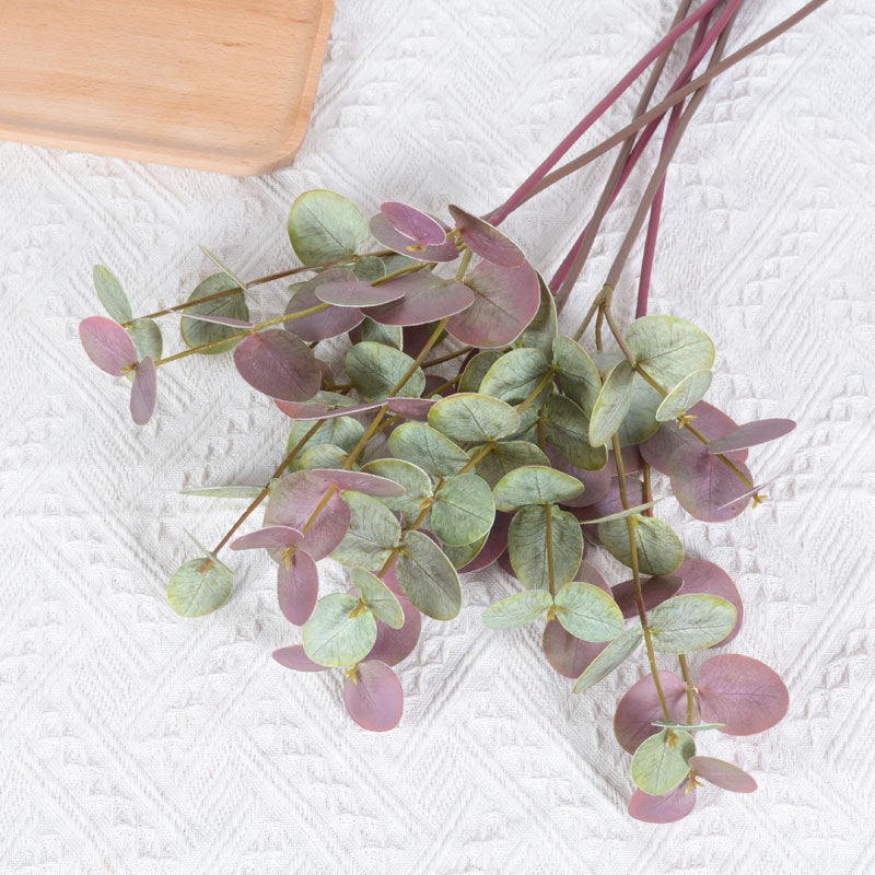 50 cm Eucalyptus artificiel à texture tactile - Pour mariage et décoration intérieure