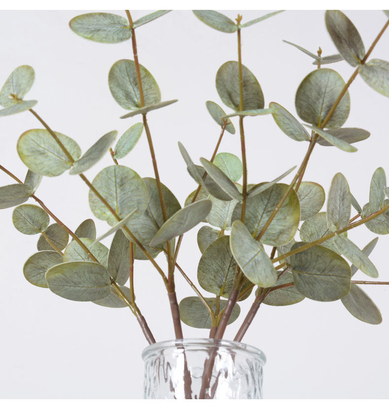 50 cm Eucalyptus artificiel à texture tactile - Pour mariage et décoration intérieure