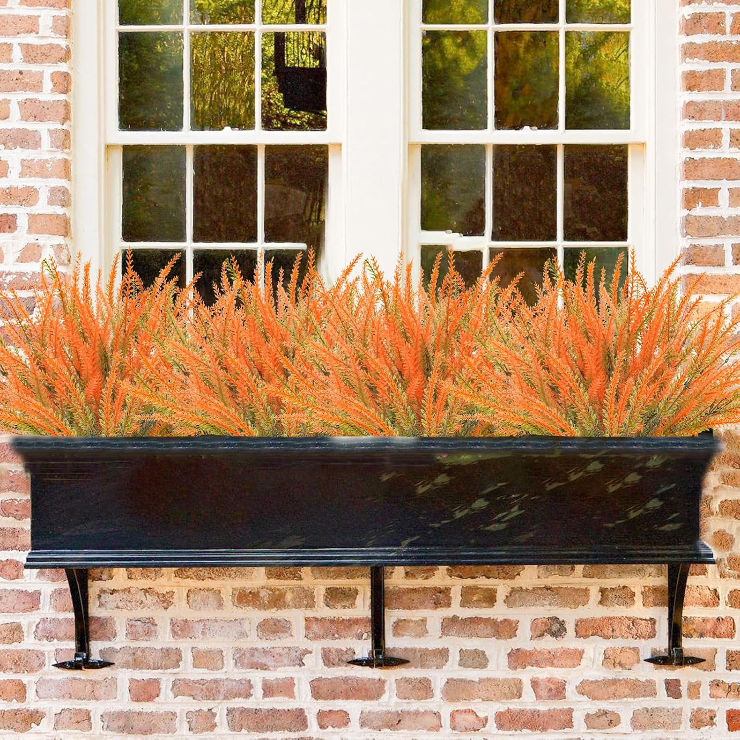 Fleurs et plantes d'automne artificielles pour l'extérieur Résistantes aux UV Plantes d'automne artificielles