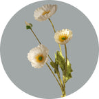 Fleurs de pavot artificielles de 60 cm pour la décoration de jardin