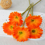 30 cm Gérbera artificielle - Fleur artificielle à texture PU tactile