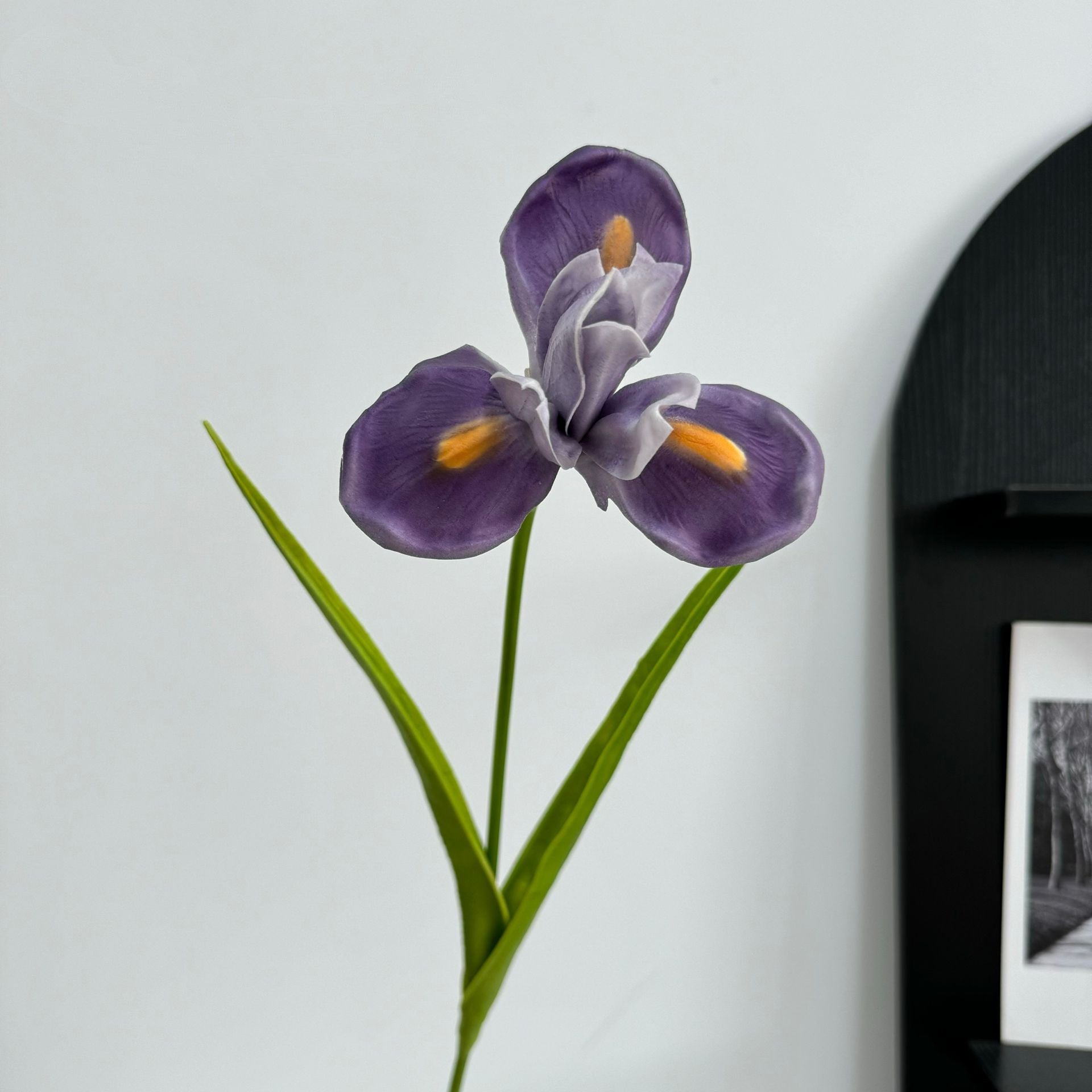 Gros vente de fleurs artificielles d'iris Touch Real de 55 cm