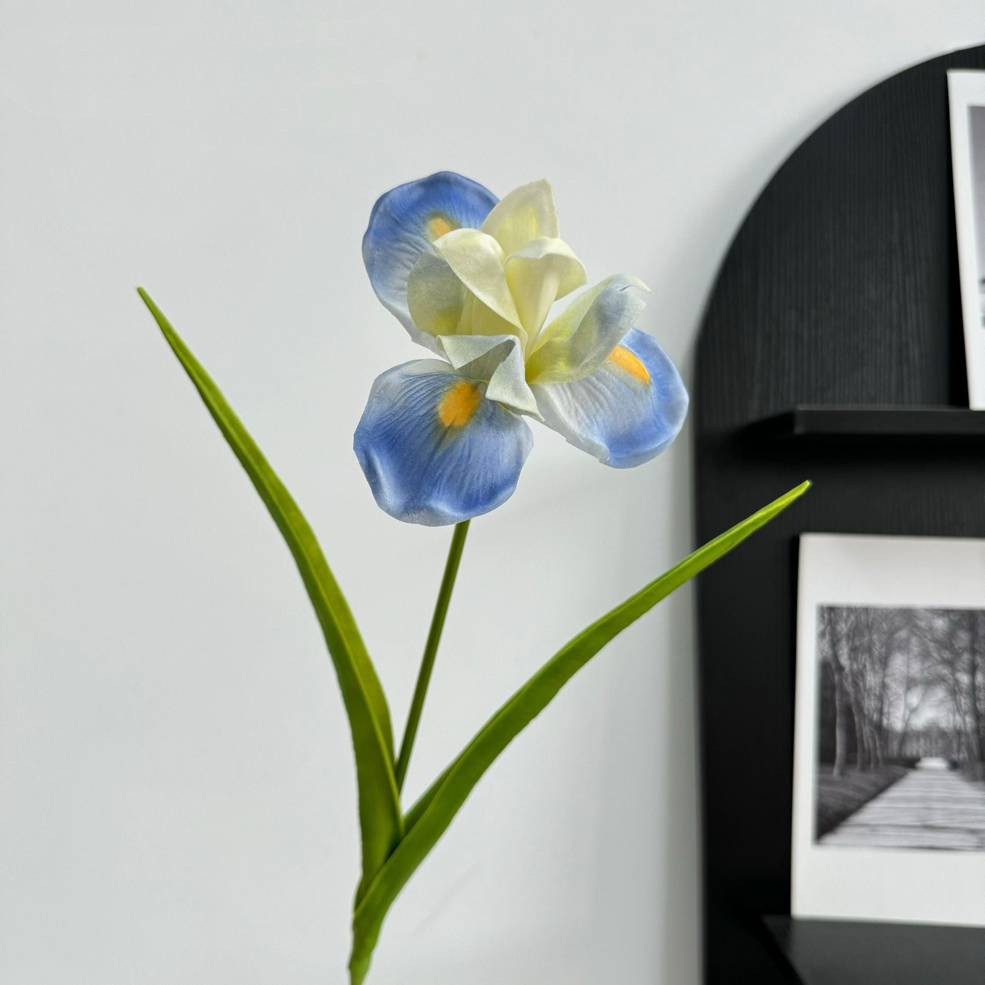 Gros vente de fleurs artificielles d'iris Touch Real de 55 cm