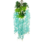 Lot de 12 guirlandes de glycine artificielle pour jardin, cour et décoration extérieure