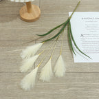 Tige artificielle Pampas 50 cm, décoration élégante pour mariage, maison, extérieur, couleur naturelle