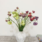 Fausse fleur de fritillaire, bouquet de 5 fleurs, 70 cm, idéal pour mariages et décoration intérieure