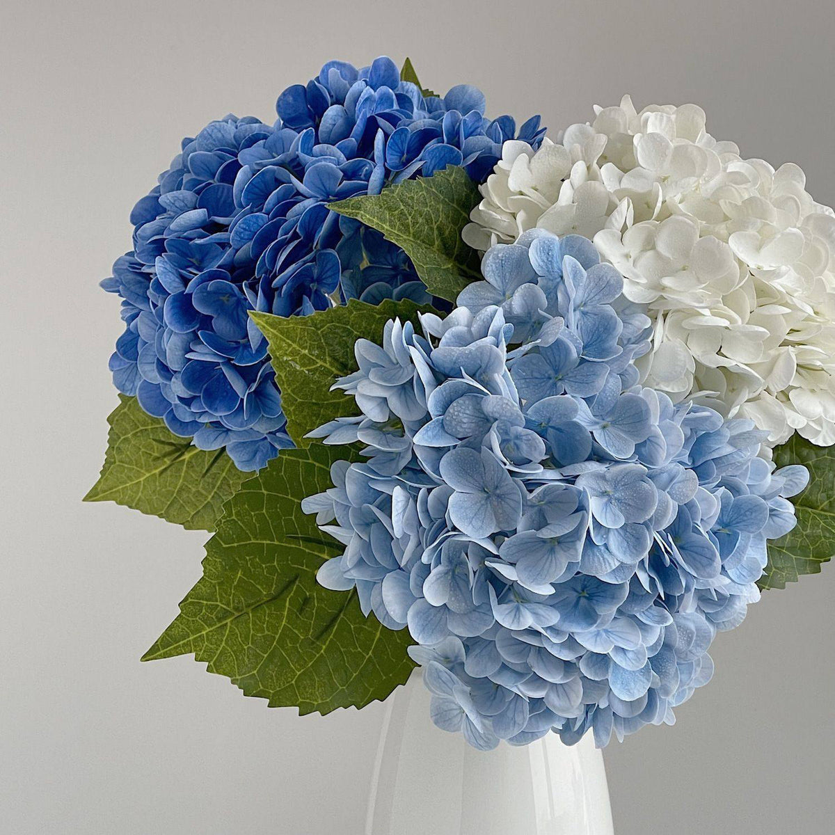 Fleur artificielle d'hortensia, tige unique avec 176 fleurs, 51 cm, tissu polyester, décoration intérieure et extérieure